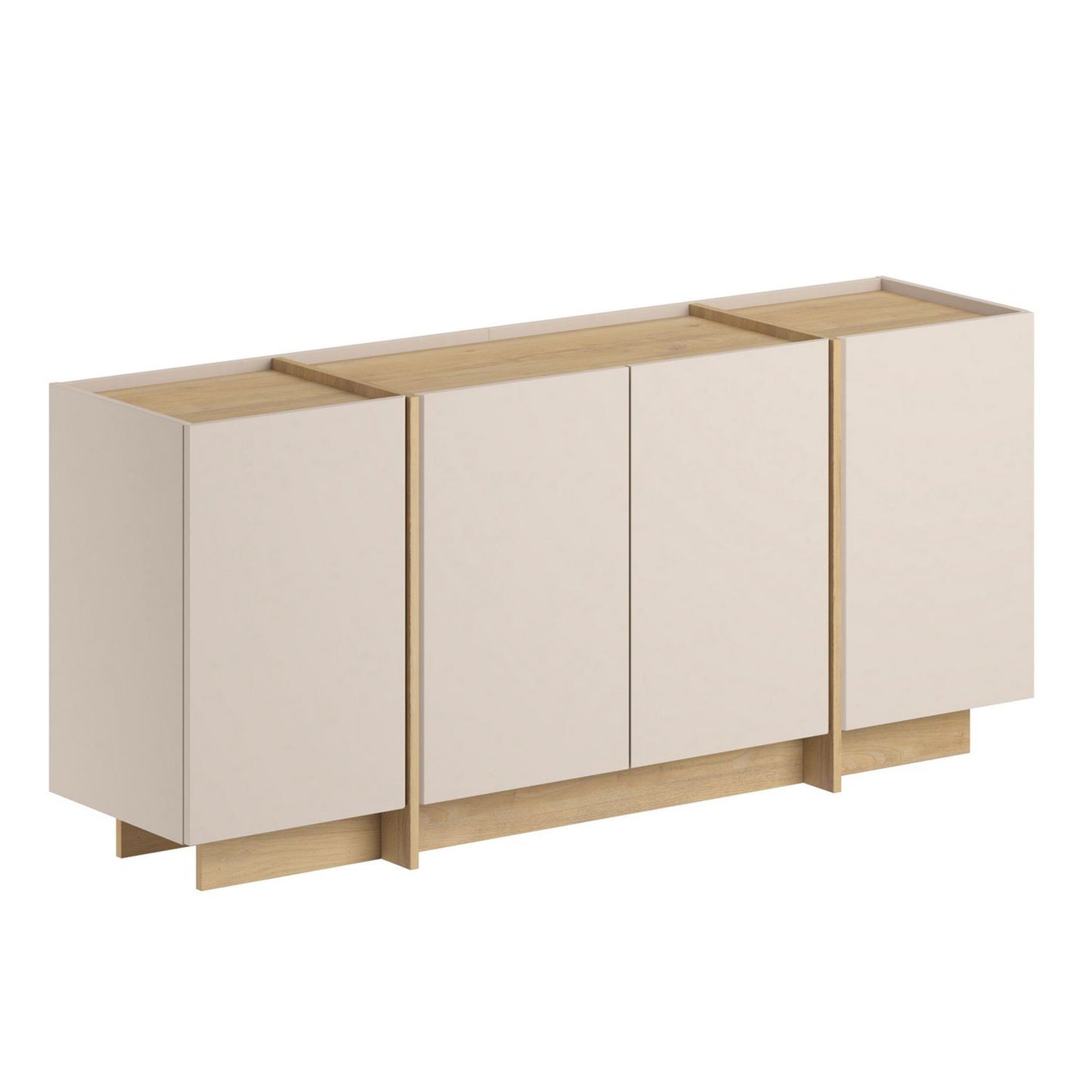 Κονσόλα Μπουφές 180x80x45 εκ Μινκ / Δρυς Sapphire 855DTE4255