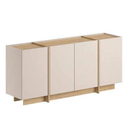 Κονσόλα Μπουφές 180x80x45 εκ Μινκ / Δρυς Sapphire 855DTE4255