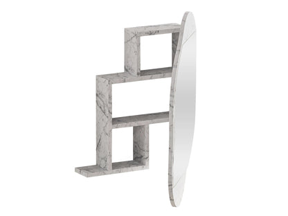 Ντουλάπι Καθρέφτης Μπάνιου 60x75x13 εκ. Carrara | 855DTE5114