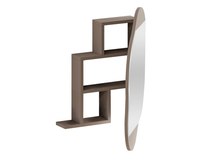 Ντουλάπι Καθρέφτης Μπάνιου 60x75x13 εκ. Light Mocha | 855DTE5115