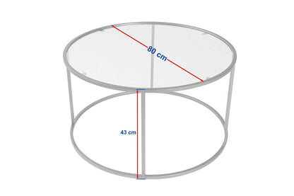 Τραπεζάκι Σαλονιού Μαύρο - Γκρι 15 x 15 x 43 εκ GR857NRD1106