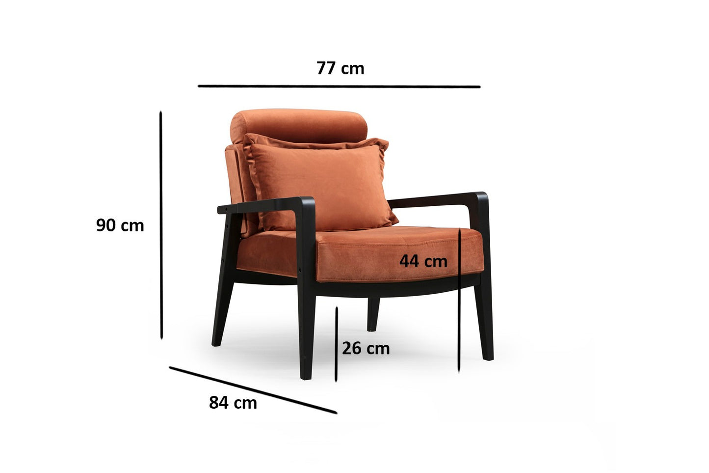 Πολυθρόνα Cinnamon 859FTN1740