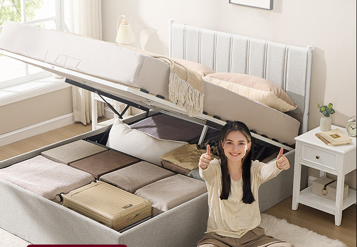 Σκελετός Διπλού Κρεβατιού με αποθηκευτικό Χώρο Κρεβάτι 160x200 εκ με Υδραυλικό σύστημα ανύψωσης RM-B615LH01