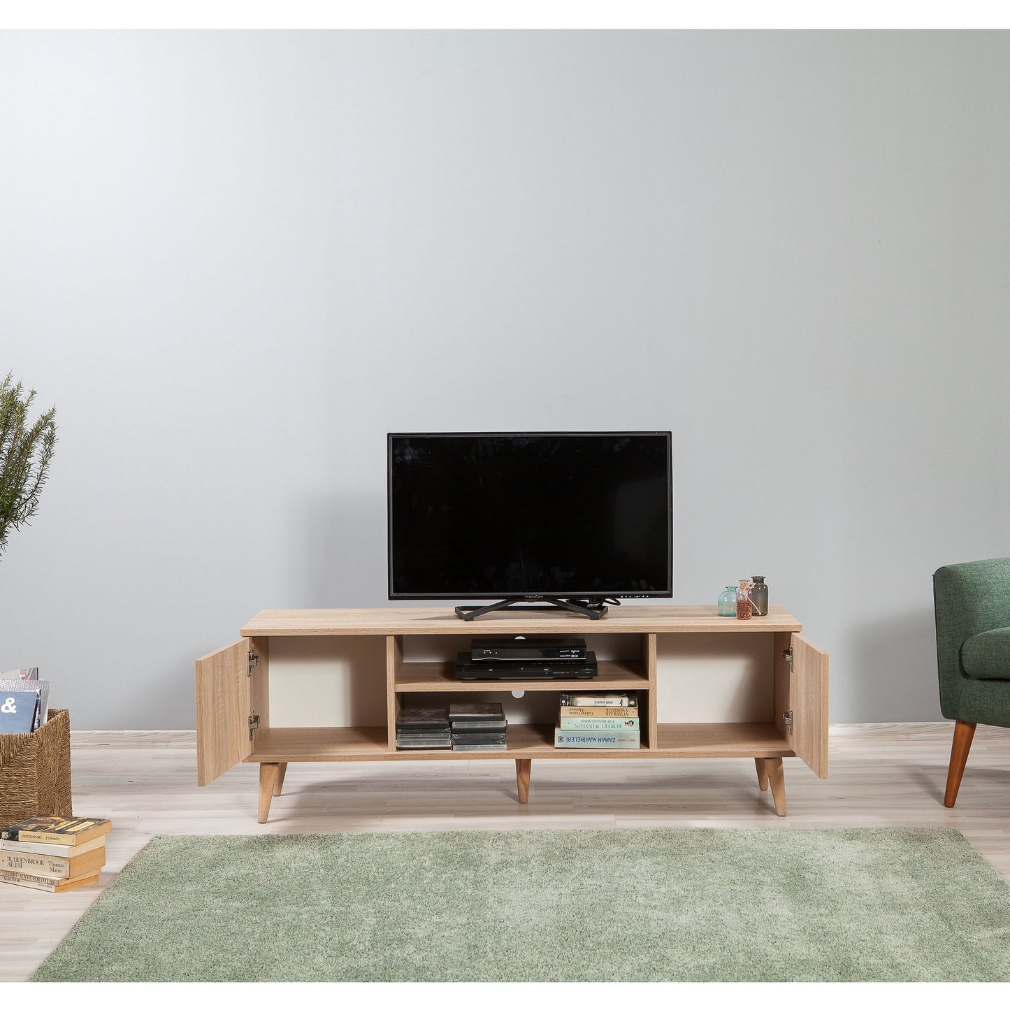 Έπιπλο Τηλεόρασης TV Βάση Σύνθεση Sonoma Δρυς | 863SPH3014