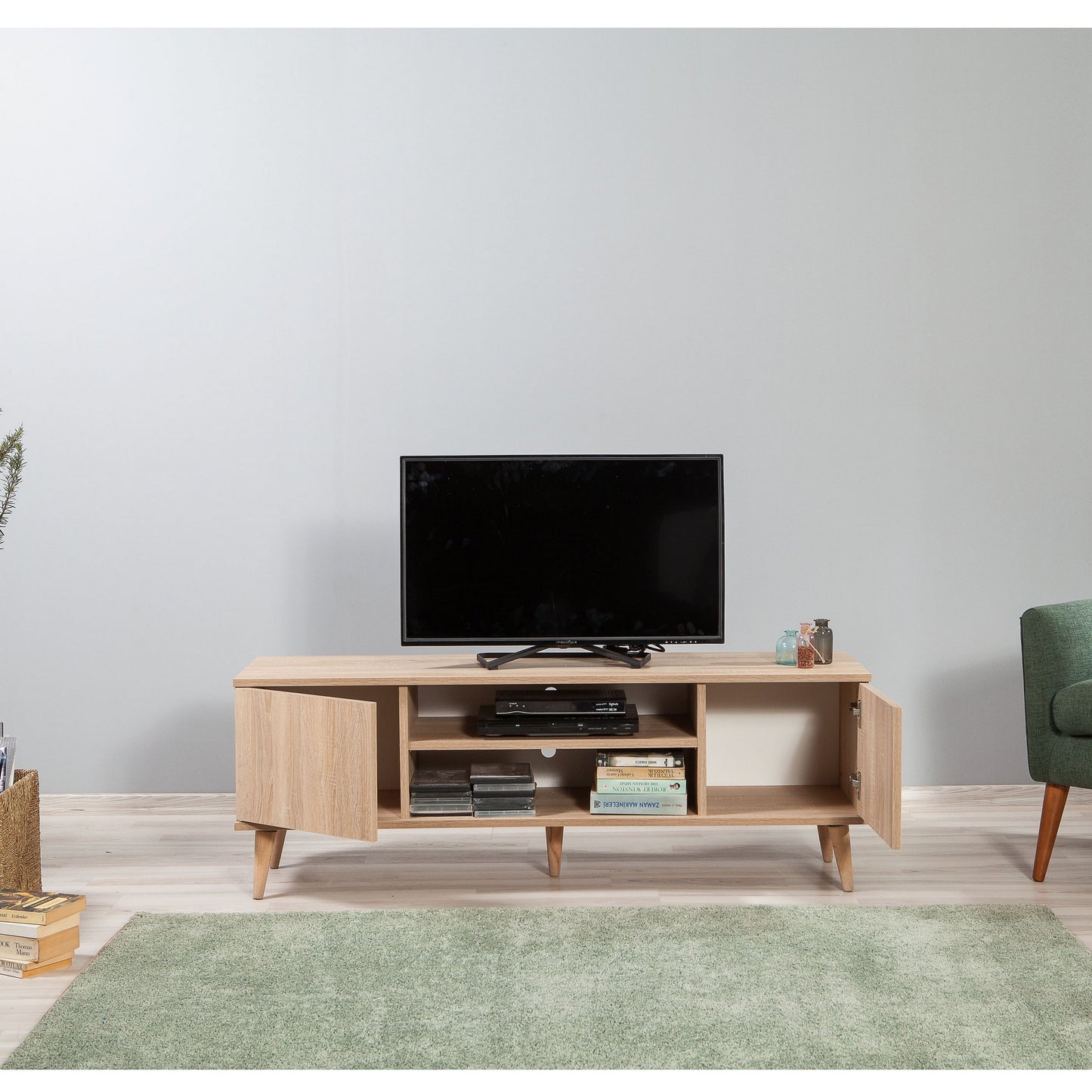Έπιπλο Τηλεόρασης TV Βάση Σύνθεση Sonoma Δρυς | 863SPH3015