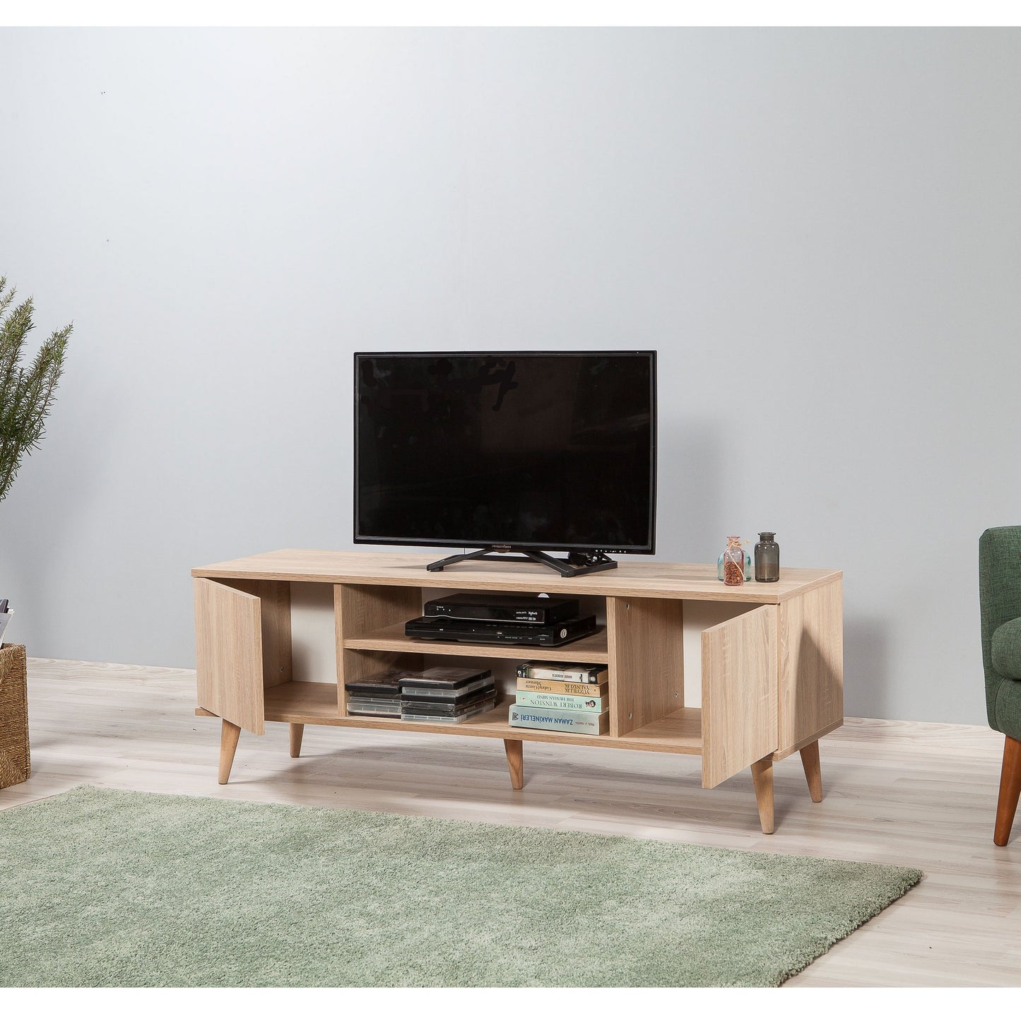 Έπιπλο Τηλεόρασης TV Βάση Σύνθεση Sonoma Δρυς | 863SPH3015
