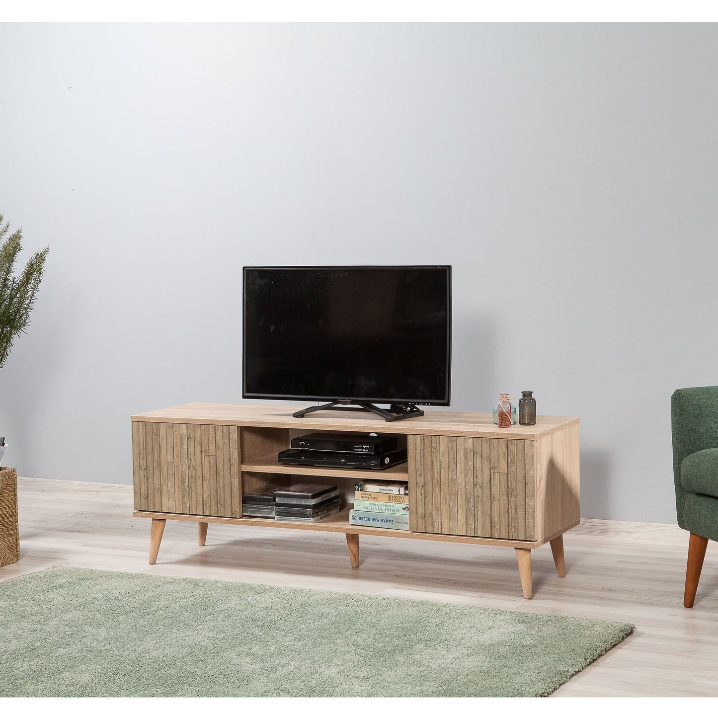 Έπιπλο Τηλεόρασης TV Βάση Σύνθεση Sonoma Δρυς | 863SPH3018