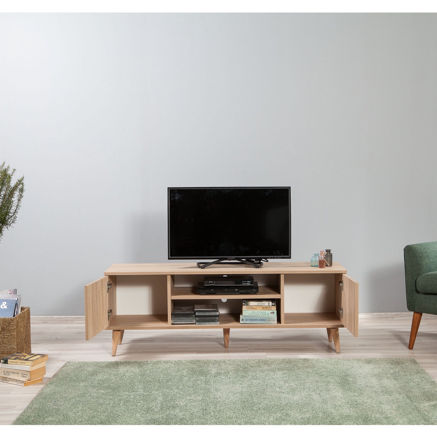 Έπιπλο Τηλεόρασης TV Βάση Σύνθεση Sonoma Δρυς | 863SPH3027