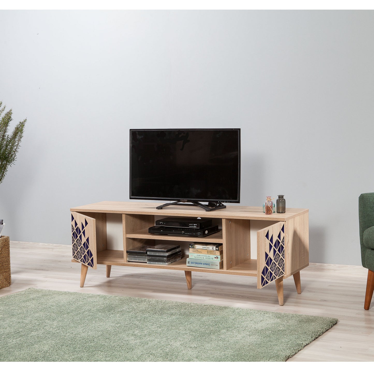 Έπιπλο Τηλεόρασης TV Βάση Σύνθεση Sonoma Δρυς | 863SPH3028