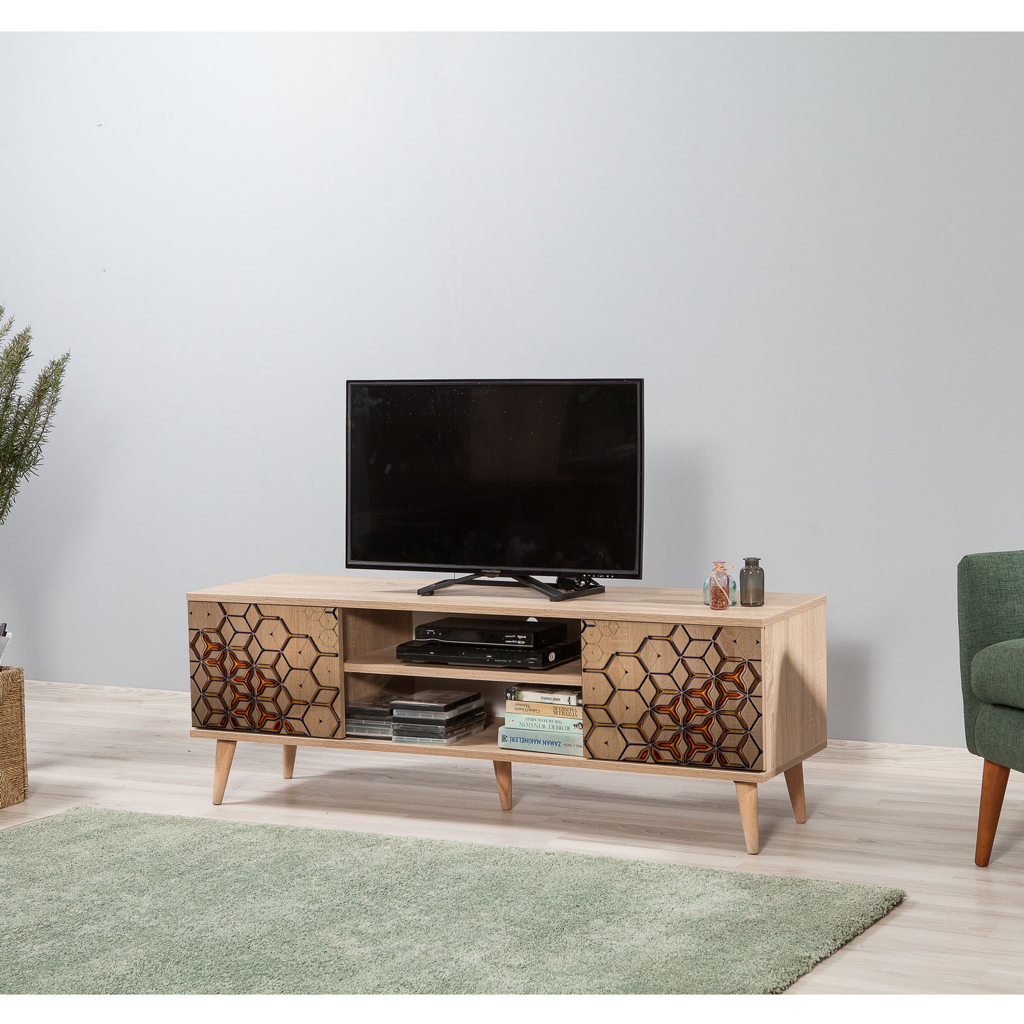 Έπιπλο Τηλεόρασης TV Βάση Σύνθεση Sonoma Δρυς | 863SPH3032