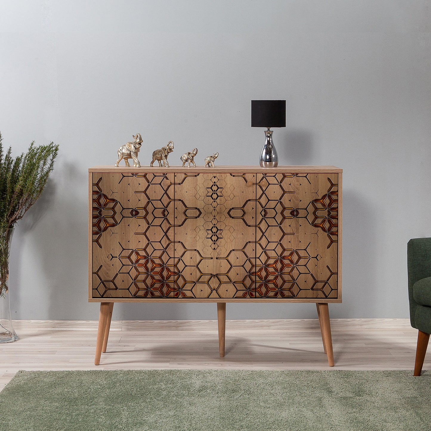 Μπουφές Sonoma Δρυς 120x36x90cm | 863SPH3422