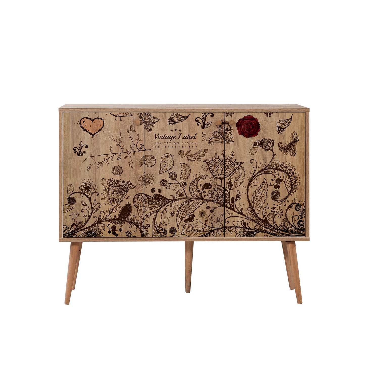 Μπουφές Sonoma Δρυς 120x36x90cm | 863SPH3424