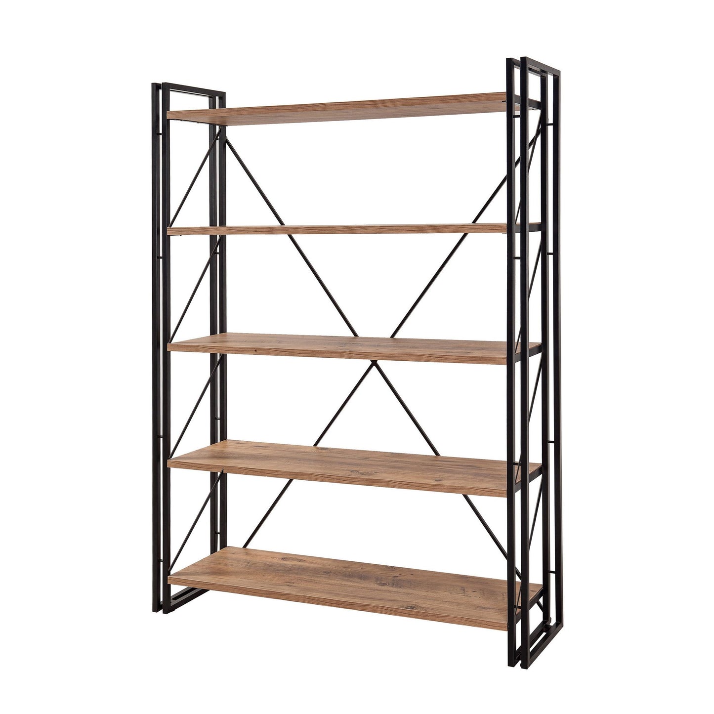 Βιβλιοθήκη 130 × 35 × 180 εκ. Atlantic Pine Μαύρο GR863SPH3604
