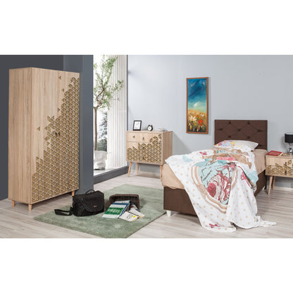 Ντουλάπα 90x192x52 εκ Sonoma Oak 863SPH4202