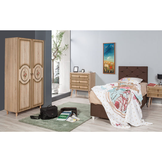 Ντουλάπα 90x192x52 εκ Sonoma Oak 863SPH4203