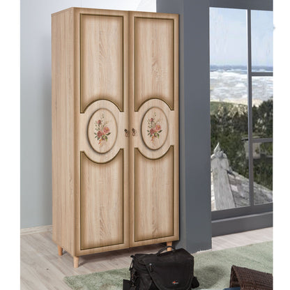 Ντουλάπα 90x192x52 εκ Sonoma Oak 863SPH4203