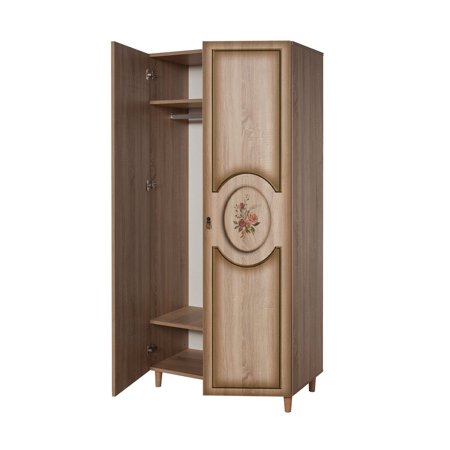 Ντουλάπα 90x192x52 εκ Sonoma Oak 863SPH4203
