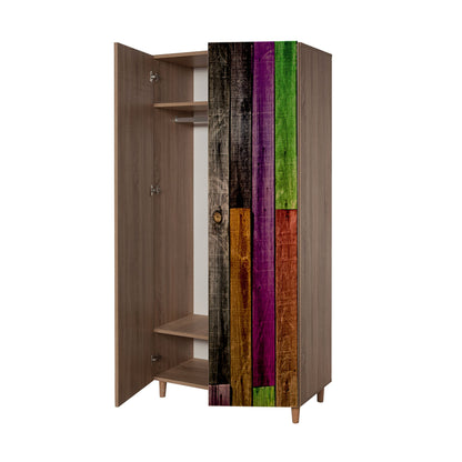 Ντουλάπα 90x192x52 εκ Sonoma Oak 863SPH4204