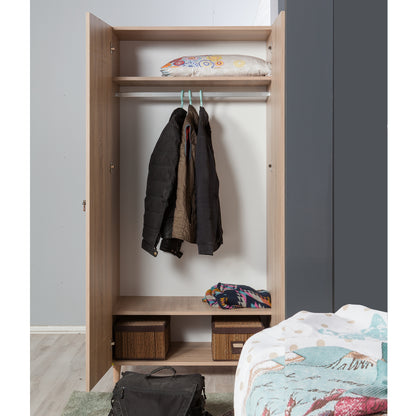 Ντουλάπα 90x192x52 εκ Sonoma Oak 863SPH4205