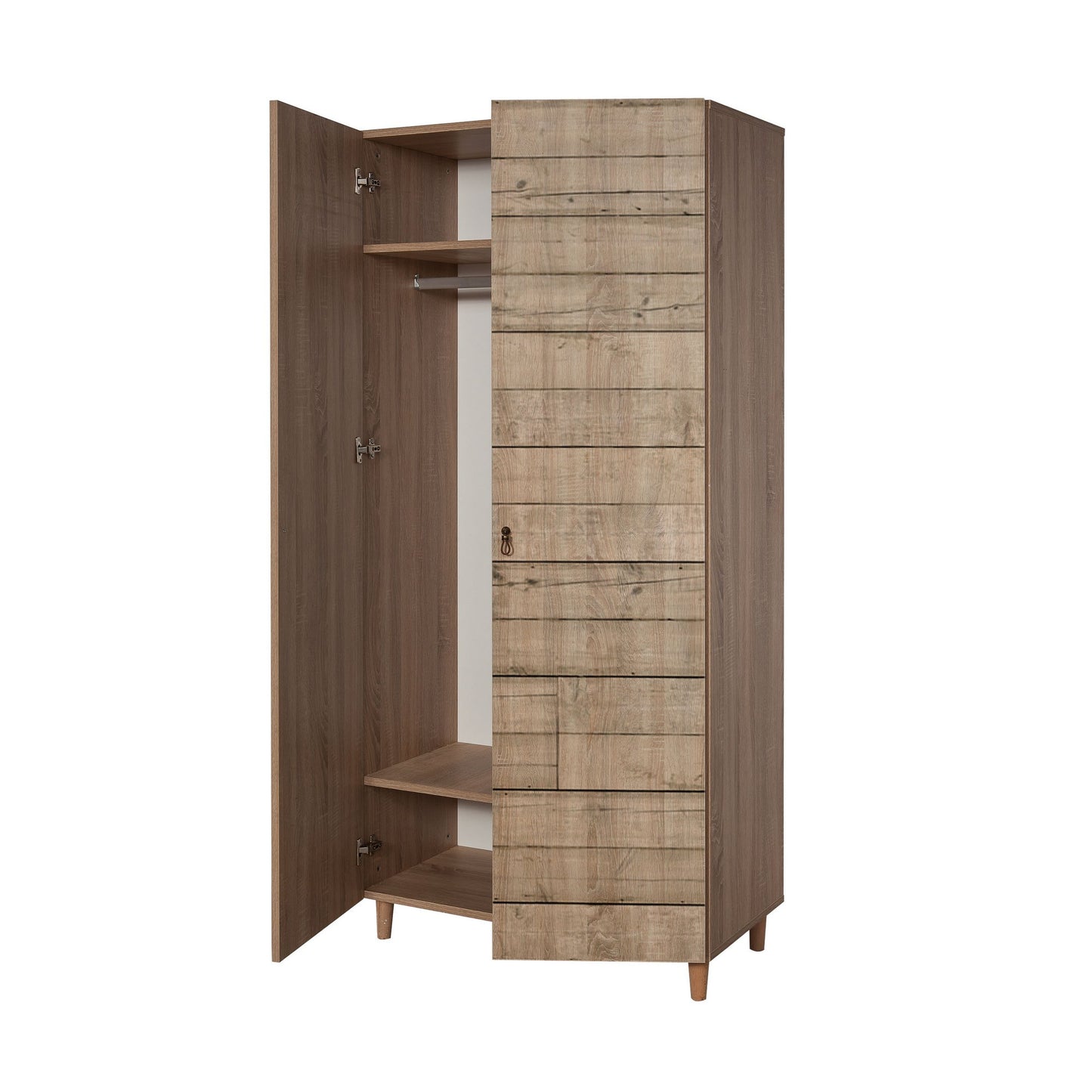 Ντουλάπα 90x192x52 εκ Sonoma Oak 863SPH4206