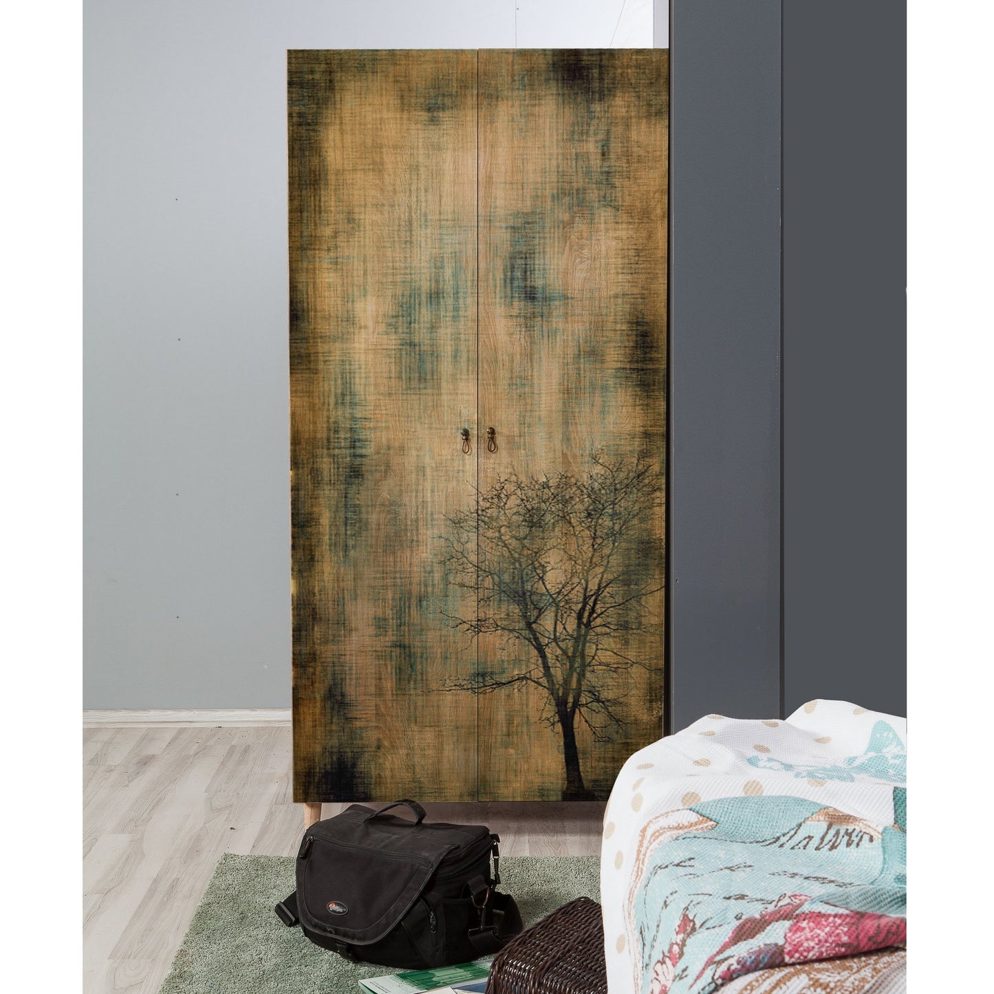 Ντουλάπα 90x192x52 εκ Sonoma Oak 863SPH4207