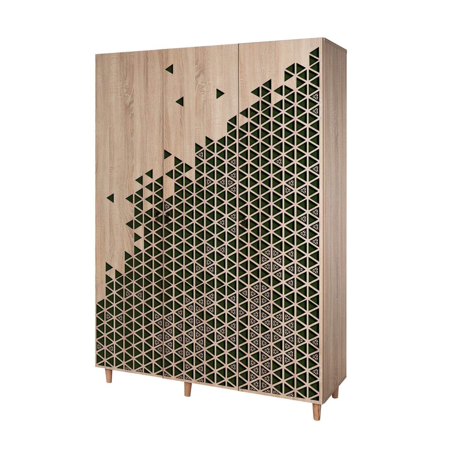 Ντουλάπα 135x192x52 εκ Sonoma Oak 863SPH4209