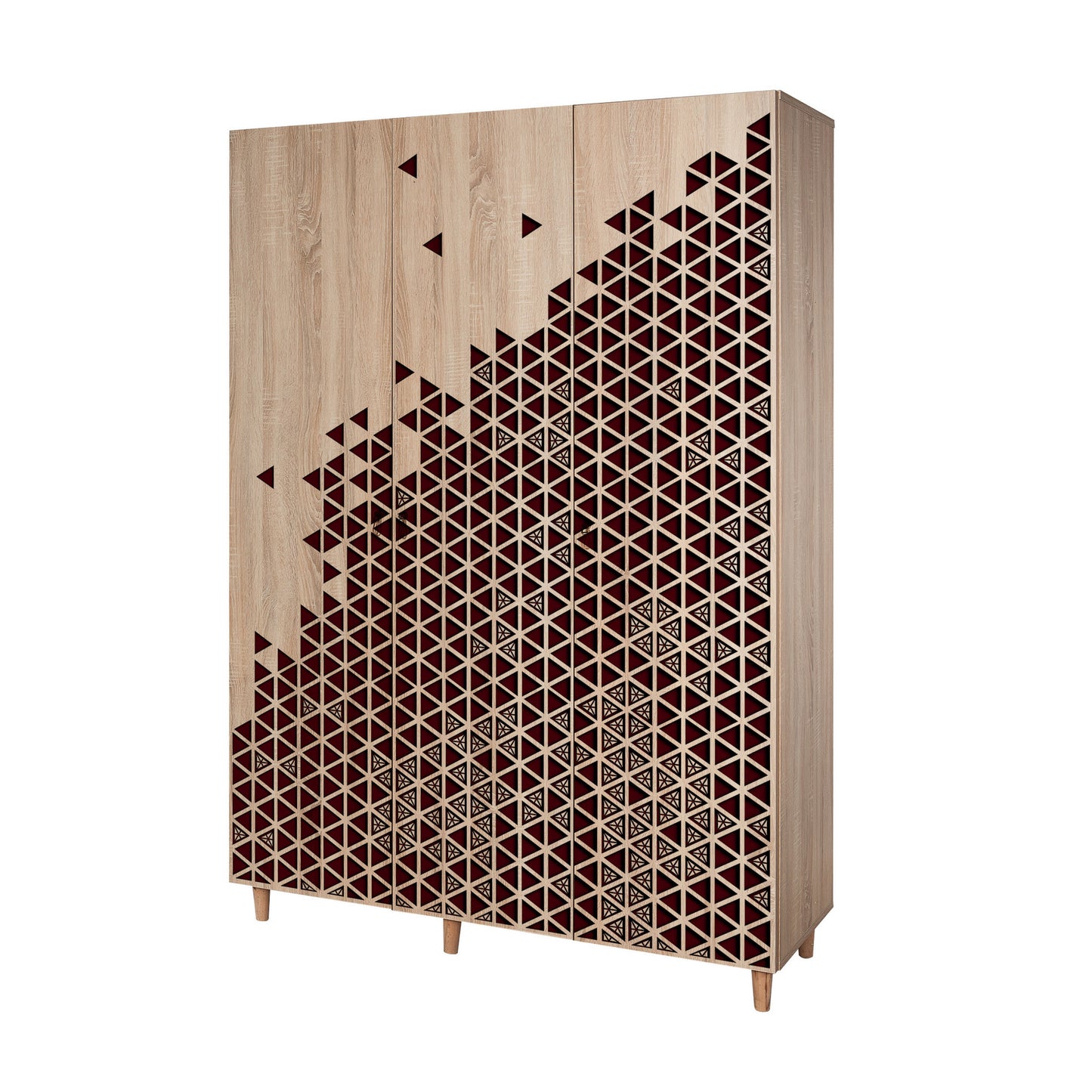 Ντουλάπα 135x192x52 εκ Sonoma Oak 863SPH4210