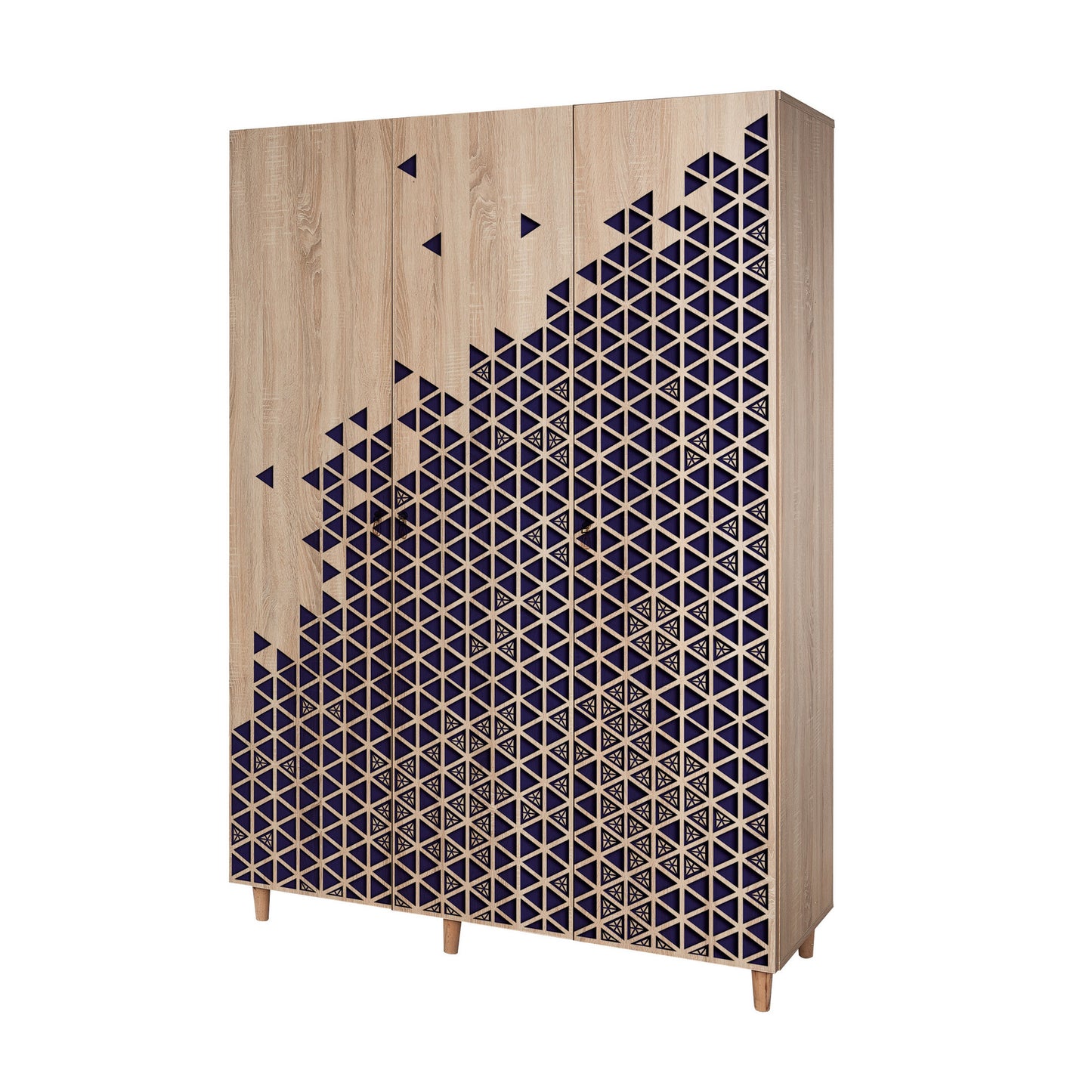 Ντουλάπα 135x192x52 εκ Sonoma Oak 863SPH4211