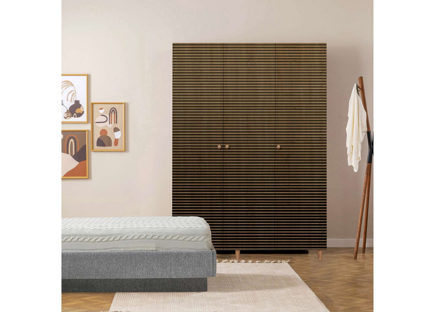 Ντουλάπα 135x192x52 εκ Sonoma Oak 863SPH4212