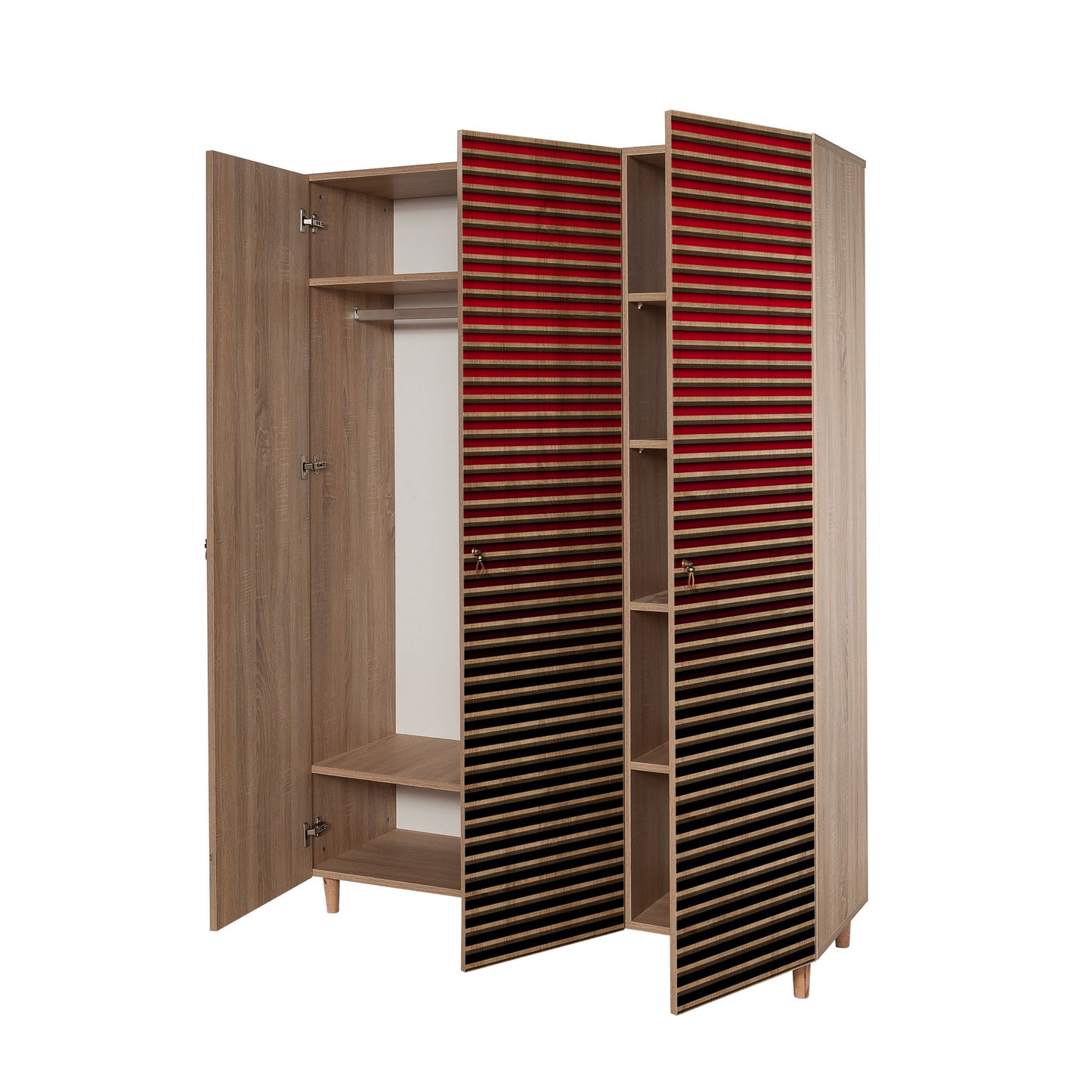 Ντουλάπα 135x192x52 εκ Sonoma Oak 863SPH4213