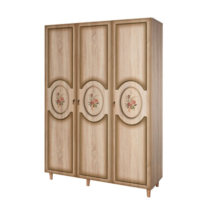 Ντουλάπα 135x192x52 εκ Sonoma Oak 863SPH4214