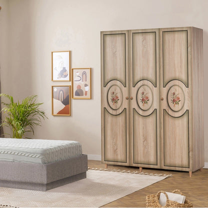 Ντουλάπα 135x192x52 εκ Sonoma Oak 863SPH4215
