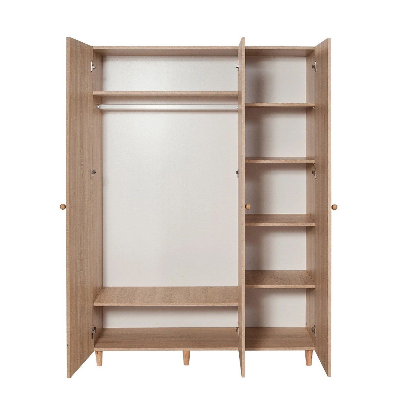 Ντουλάπα 135x192x52 εκ Sonoma Oak 863SPH4215
