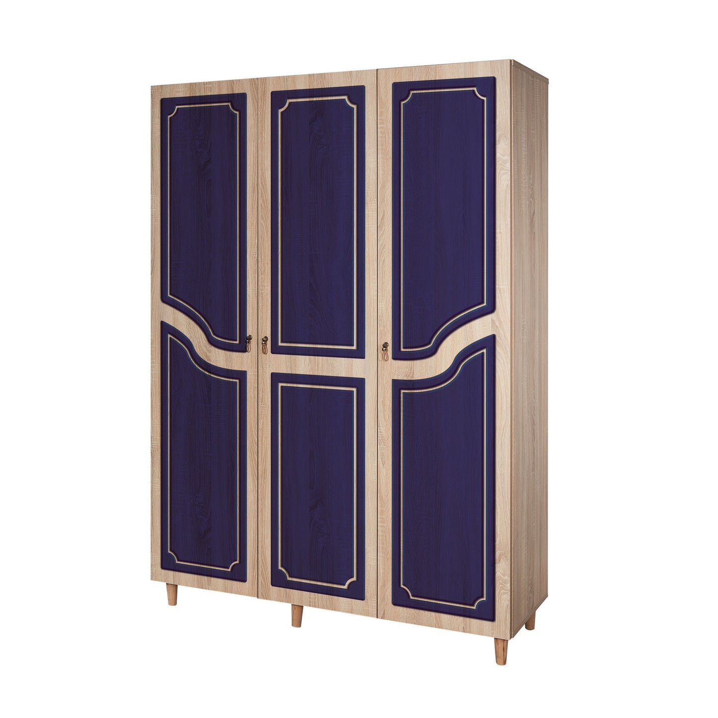 Ντουλάπα 135x192x52 εκ Sonoma Oak 863SPH4216