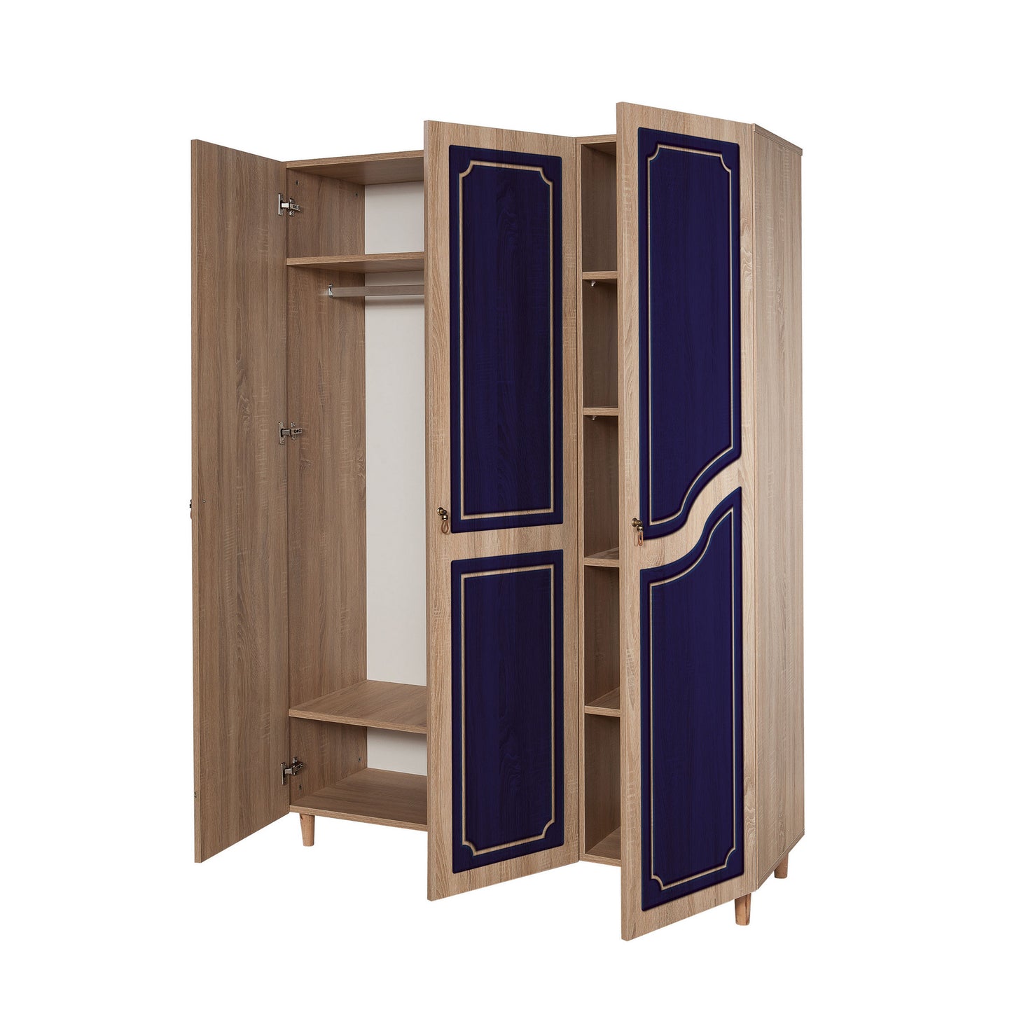 Ντουλάπα 135x192x52 εκ Sonoma Oak 863SPH4216