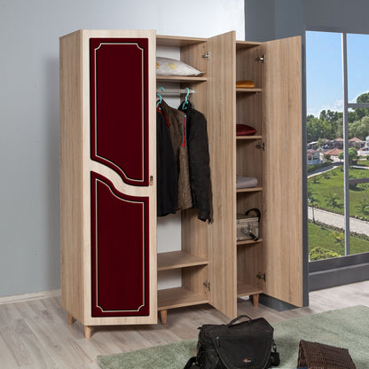 Ντουλάπα 135x192x52 εκ Sonoma Oak 863SPH4217