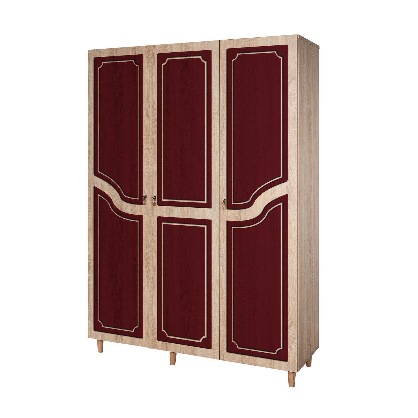 Ντουλάπα 135x192x52 εκ Sonoma Oak 863SPH4217