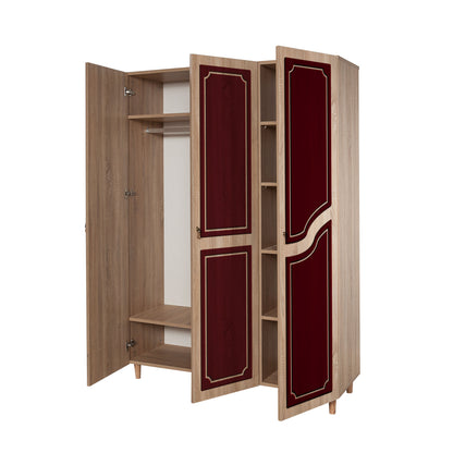 Ντουλάπα 135x192x52 εκ Sonoma Oak 863SPH4217