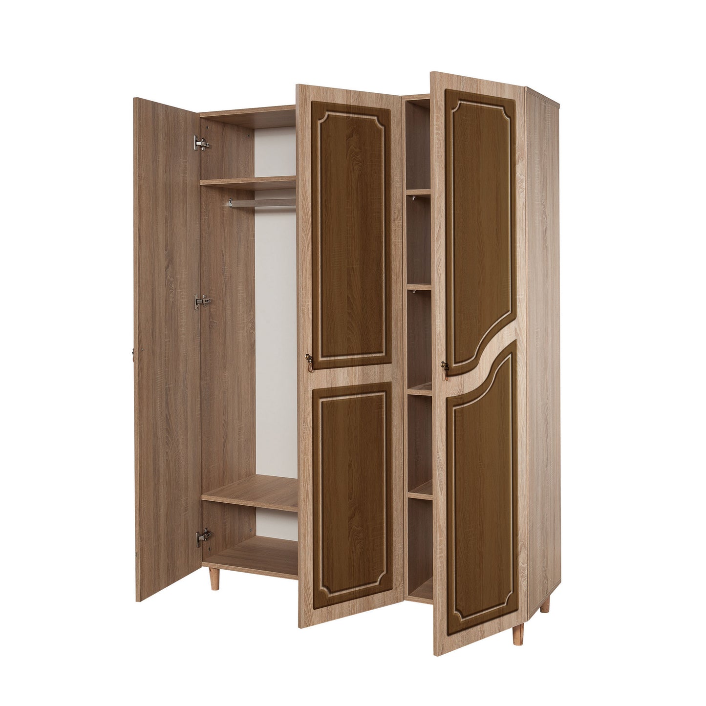 Ντουλάπα 135x192x52 εκ Sonoma Oak 863SPH4218
