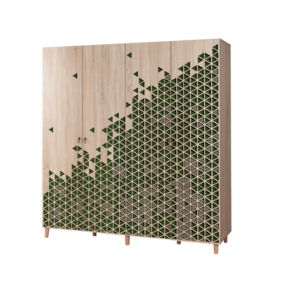 Ντουλάπα 180x192x52 εκ Sonoma Oak 863SPH4221