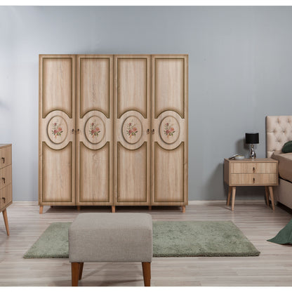 Ντουλάπα 180x192x52 εκ Sonoma Oak 863SPH4224