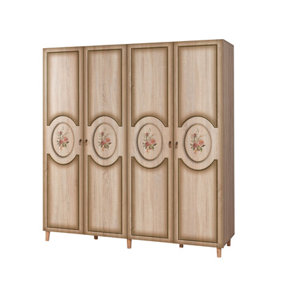 Ντουλάπα 180x192x52 εκ Sonoma Oak 863SPH4224