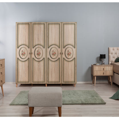 Ντουλάπα 180x192x52 εκ Sonoma Oak 863SPH4225