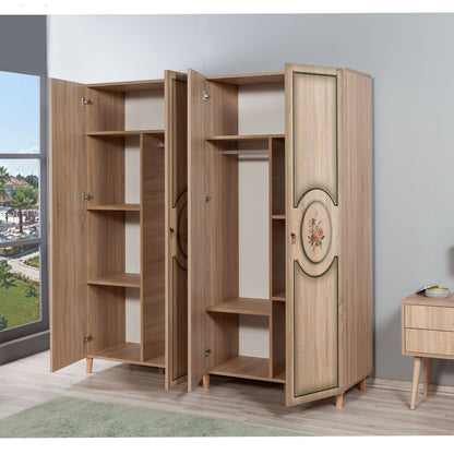 Ντουλάπα 180x192x52 εκ Sonoma Oak 863SPH4225