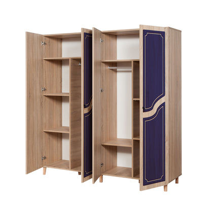 Ντουλάπα 180x192x52 εκ Sonoma Oak 863SPH4226