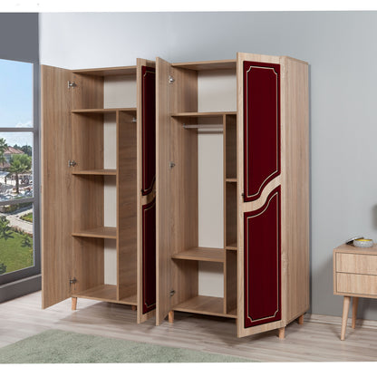 Ντουλάπα 180x192x52 εκ Sonoma Oak 863SPH4227