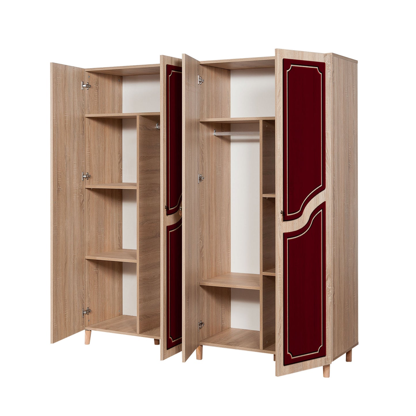 Ντουλάπα 180x192x52 εκ Sonoma Oak 863SPH4227