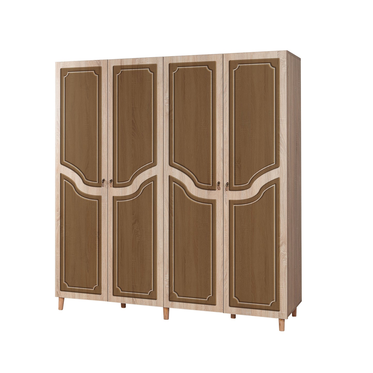 Ντουλάπα 180x192x52 εκ Sonoma Oak 863SPH4228