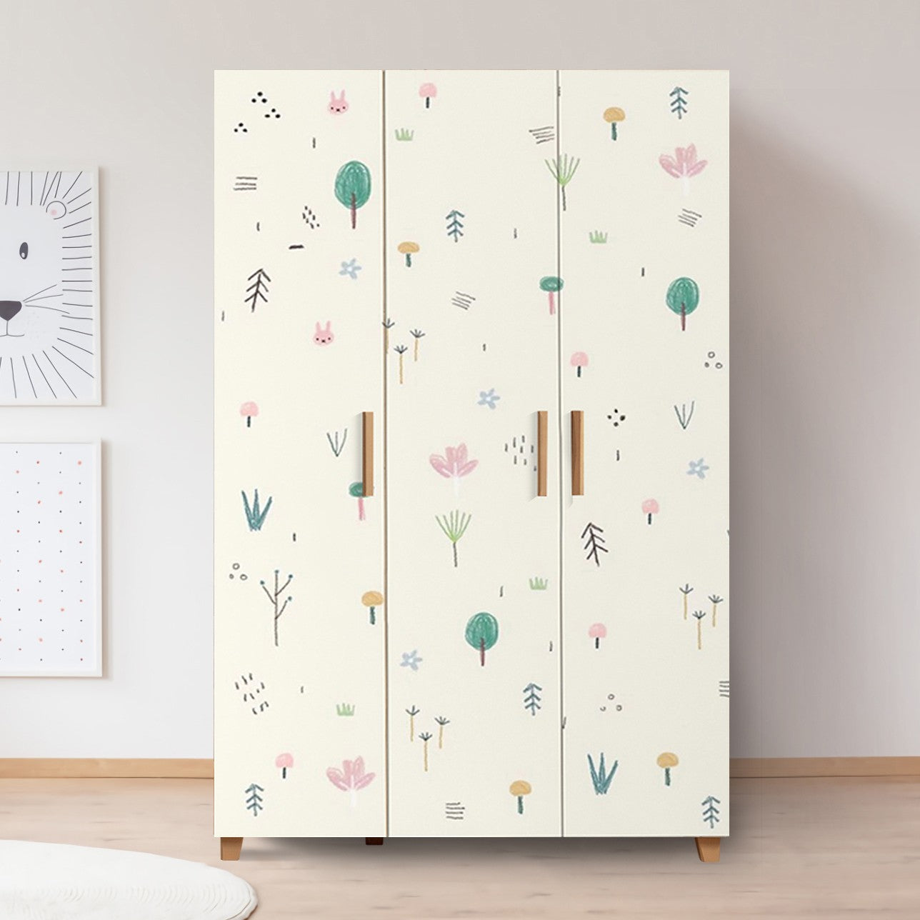 Ντουλάπα 120x189x48 εκ Atlantic Pine White 863SPH4236
