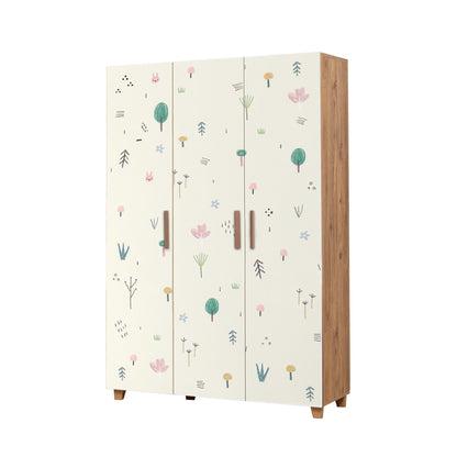 Ντουλάπα 120x189x48 εκ Atlantic Pine White 863SPH4236
